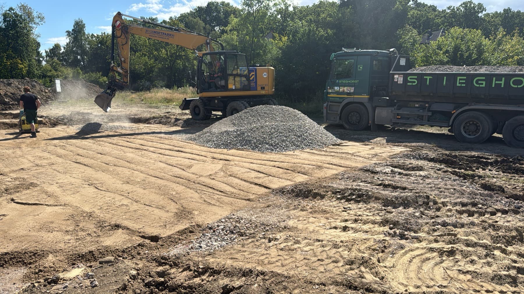 Bodenaufbereitung mit Trommelsiebanlage – Bielefeld