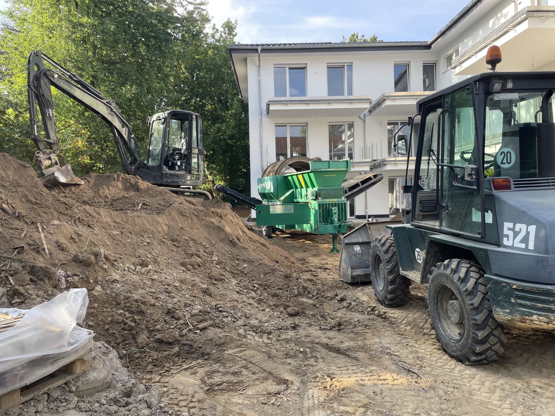 Trommelsiebanlage Bodenaufbereitung Bielefeld