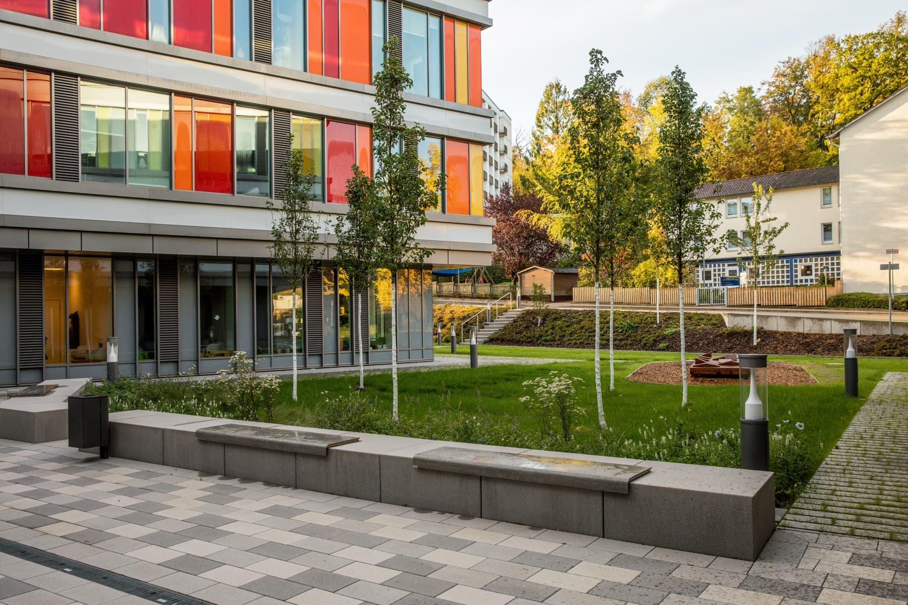 Gewerbebau Außenanlage Bielefeld