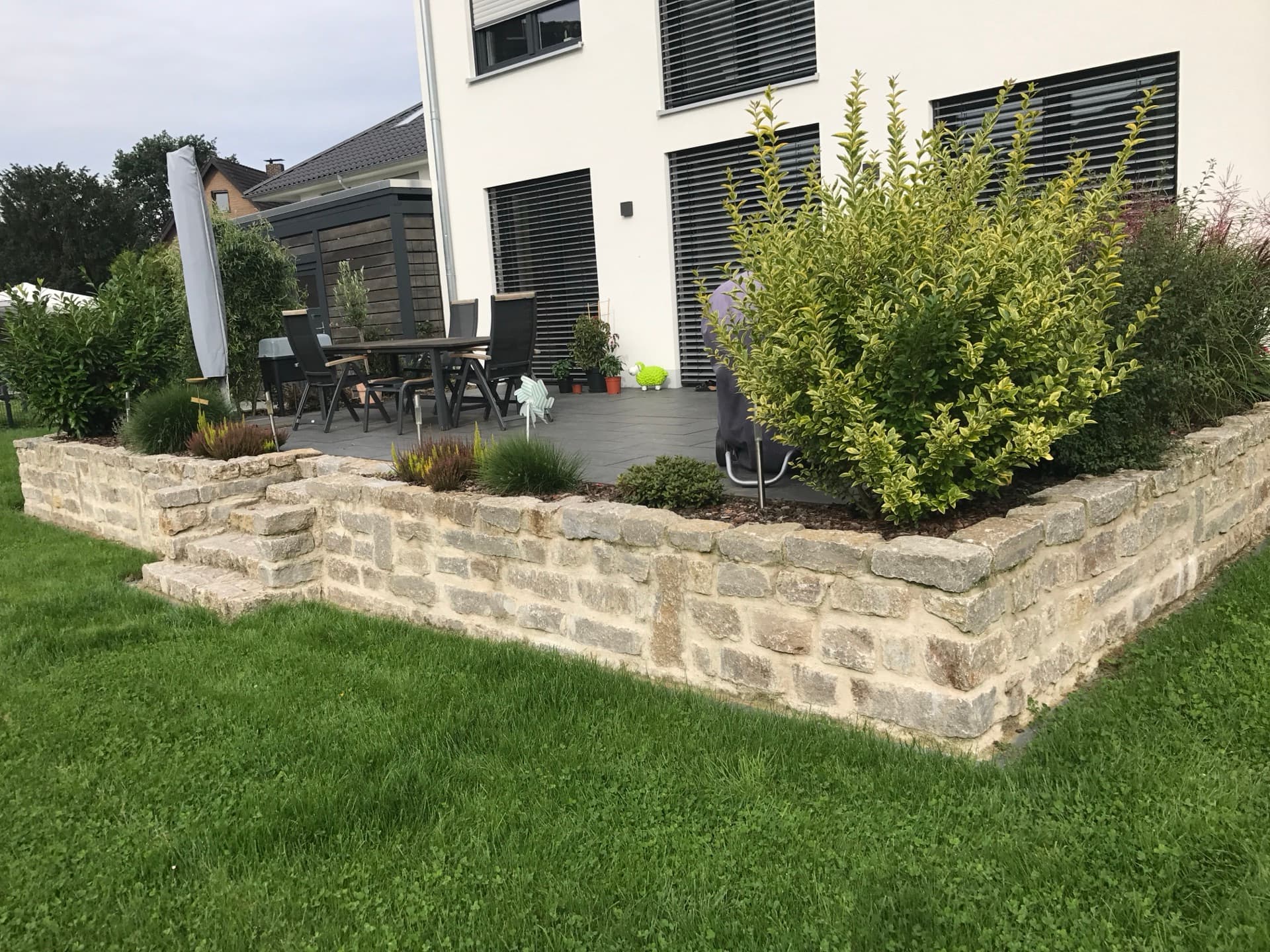 Treppenbau Privatgarten Bielefeld