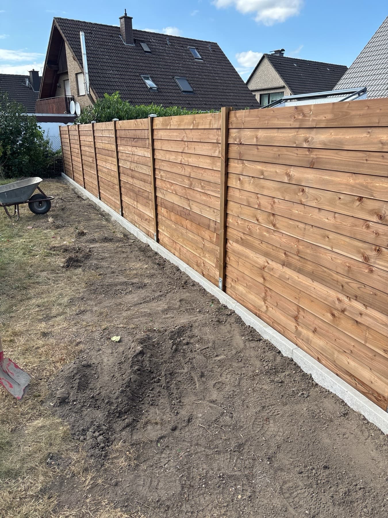 Holzzaun Privatgarten – Zaunbau Bielefeld