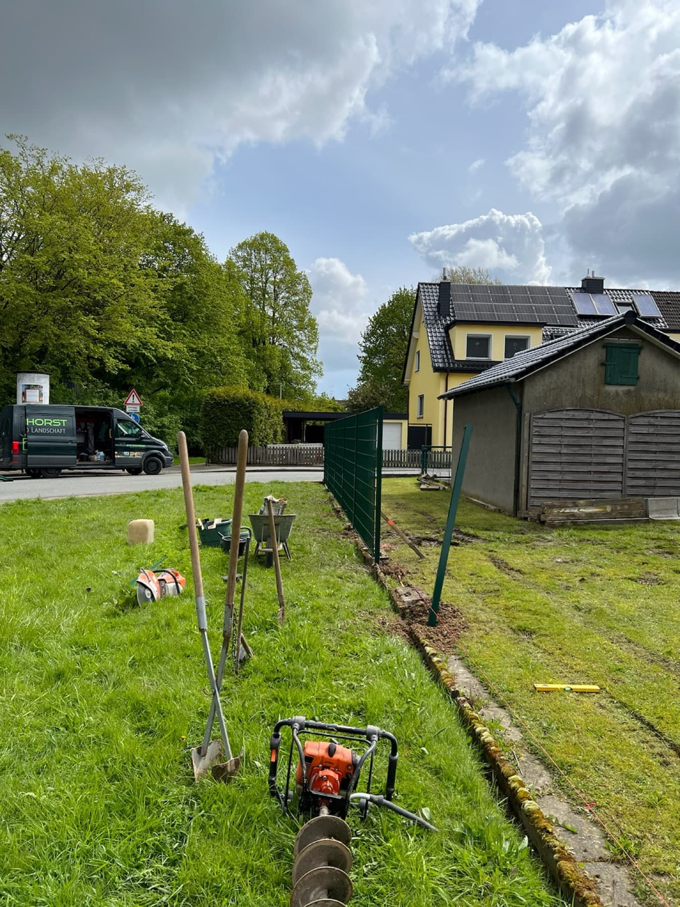 Zaunbau Privatgarten Bielefeld